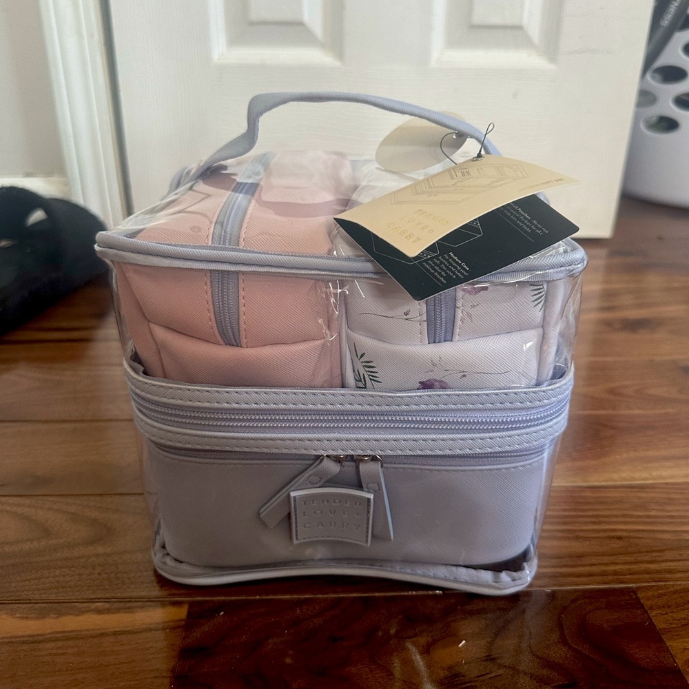 4 piece makeup bag set